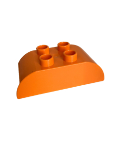 Lego® Duplo® kostka oranžová zaoblená 4x2